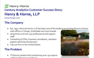 Henry and Horne Case Study