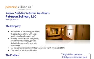 Peterson Sullivan Case Study